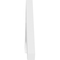 Ekena Millwork Pitch Wellington Architectural Grade PVC Gable Pediment, 36"W x 7 1/2"H x 1"P (5/12) GPP036X008X100WEL - alternate 2